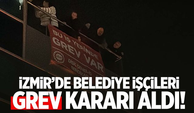 İzmir güne grevle uyandı!