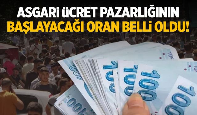 Kulislere yansıdı... Asgari ücret pazarlığı bu orandan başlayacak!