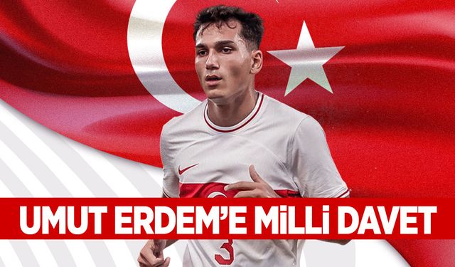 Manisa FK’lı Umut Erdem'e milli davet