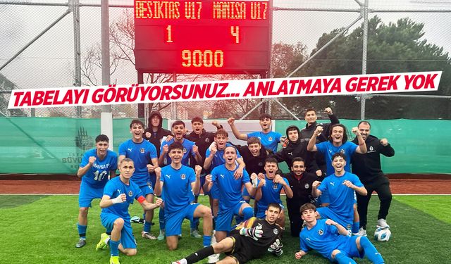 Manisa FK’nın gençleri Beşiktaş'ı deplasmanda farklı yendi: 1-4