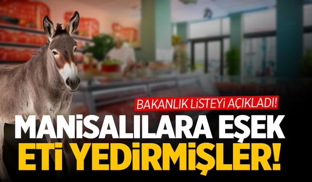 Manisa'da 2 kasap tek tırnaklı eti satmış!