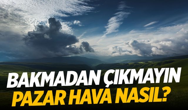 Manisa’da 3 Kasım Pazar Günü Hava Nasıl Olacak?