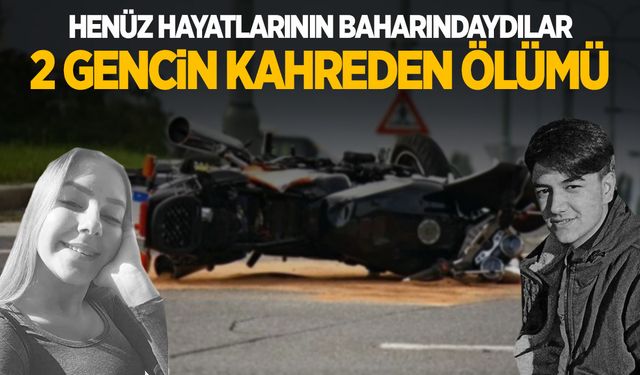 Manisa’da acı olay… Henüz hayatlarının baharındaydılar! 2 genç motosiklet kazasında hayatını kaybetti!