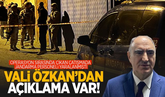 Manisa’da operasyon sırasında jandarma personeli yaralanmıştı! Vali Özkan’dan açıklama var!