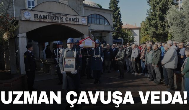 Manisa’da uzman çavuşa yürek yakan veda