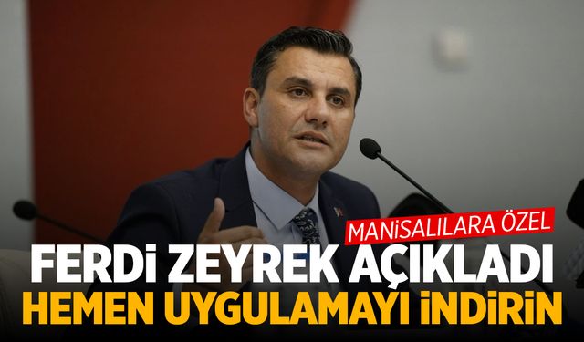 Manisalılara Özel Uygulama Yapıldı! Acil Durum…