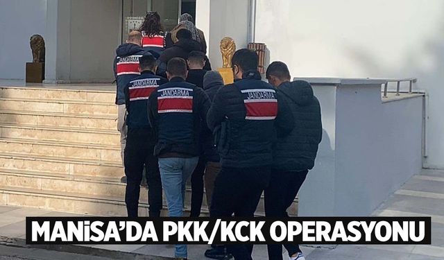 Manisa’nın 4 ilçesinde terör propagandasına 6 gözaltı!