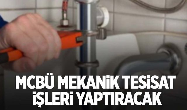 Manisa Celal Bayar Üniversitesi mekanik tesisat işleri yaptıracak