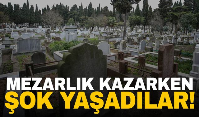 Mezarlıkta defin yeri kazdılar… Yüzlerce sikke ele geçirdiler