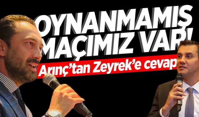 Mücahit Arınç’tan Ferdi Zeyrek’e cevap geldi