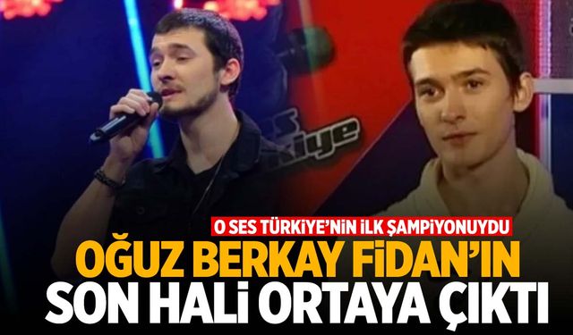 O Ses Türkiye’nin ilk şampiyonu Oğuz Berkay Fidan’ın son halini görenler tanıyamadı