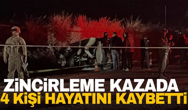 Osmaniye’de feci kaza! 2 otomobil ve 1 traktör zincirleme kazaya karıştı