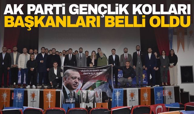 Saruhanlı ve Sarıgöl'de AK Parti gençlik kolları başkanları belli oldu