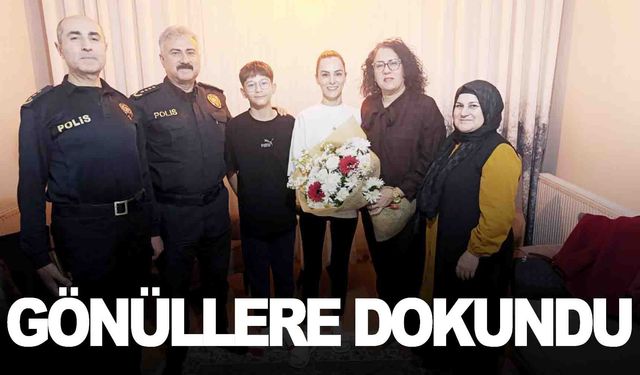 Müdür Aktaş şehit ailelerinin yanında…