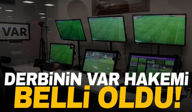 Trabzonspor - Fenerbahçe maçının VAR hakemi belli oldu