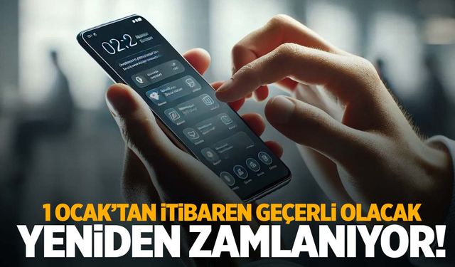 1 Ocak’tan itibaren tüm hat sahiplerinden bu para kesilecek!