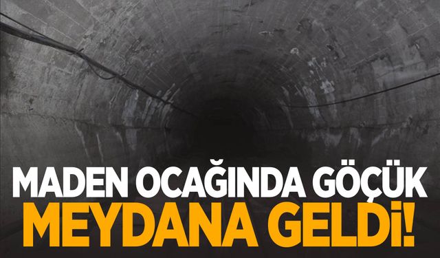 Amasya’da maden ocağında göçük meydana geldi!