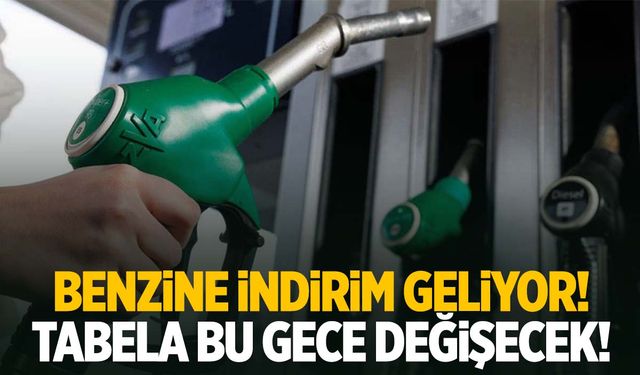 Araç sahipleri dikkat! Benzine bu gece indirim geliyor!