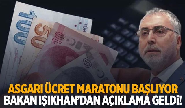 Bakan Işıkhan’dan ‘asgari ücret’ açıklaması: Salı günü başlatıyoruz