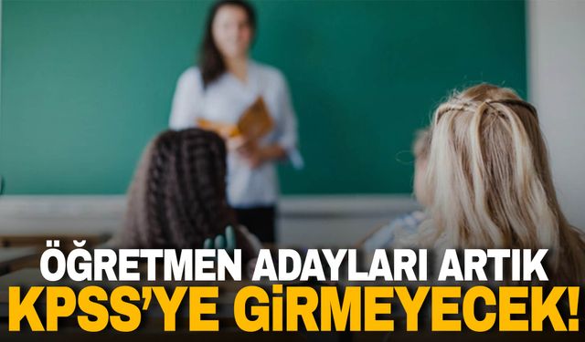 Bakan Tekin duyurdu! Öğretmen adayları artık KPSS’ye girmeyecek