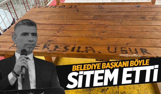 Manisa'da belediye başkanı böyle sitem etti