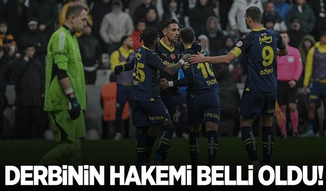 Beşiktaş Fenerbahçe derbisinin hakemi açıklandı!