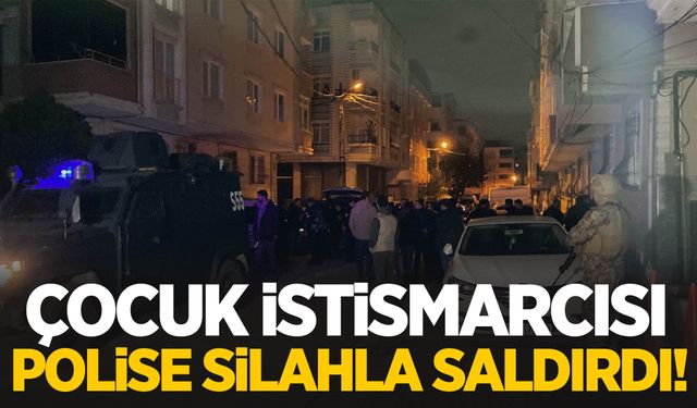 Çocuk istismarcısına operasyon düzenlendi… Şahıs polise silahla saldırdı!