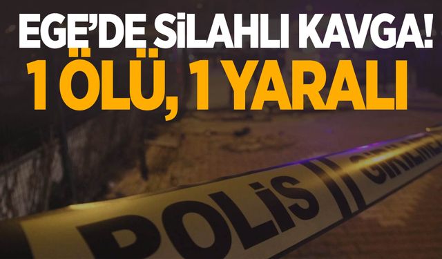 Denizli’de silahlı kavga: 1 ölü, 1 yaralı