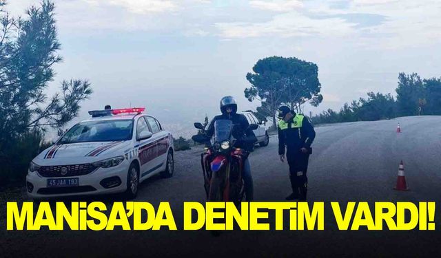 Manisa’da denetim… 7 motosiklete trafikten men!