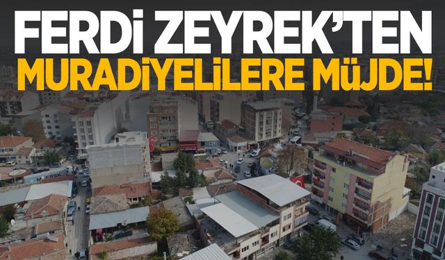 Ferdi Zeyrek’ten Muradiye’ye 50 Milyon TL’lik proje