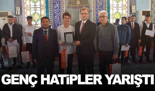 Genç hatipler Salihli’de yarıştı