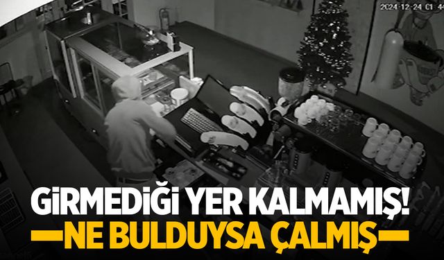 Girmediği yer kalmamış... Ne bulduysa çalmış!