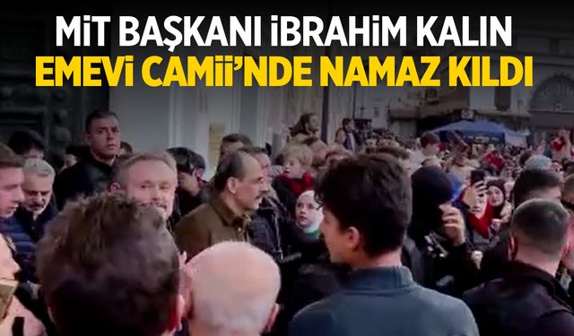 İbrahim Kalın Emevi Camii'nde Namaz Kıldı