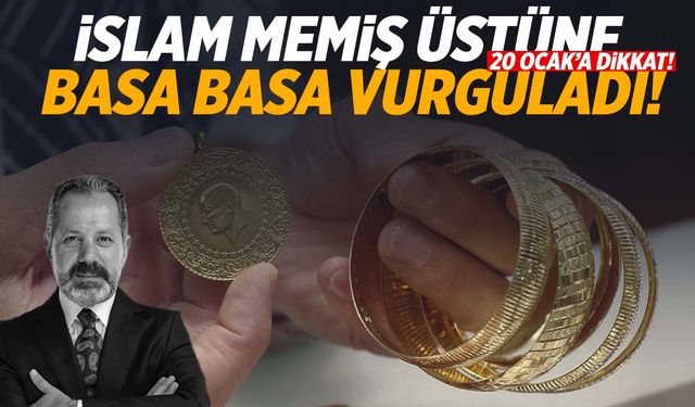 İslam Memiş’ten altın yatırımcılarına 20 Ocak uyarısı!