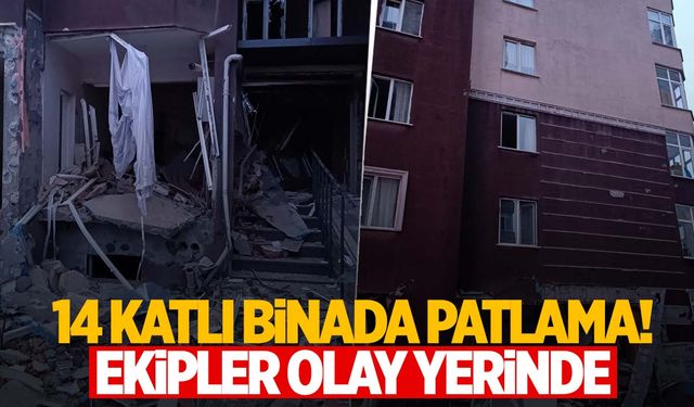 İstanbul’da 14 katlı binada patlama!