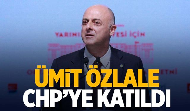 İYİ Parti’den istifa eden Ümit Özlale CHP’ye katıldı