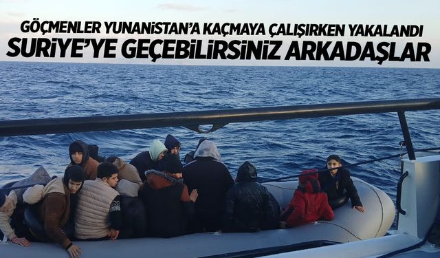 İzmir açıklarında 101 göçmen yakalandı