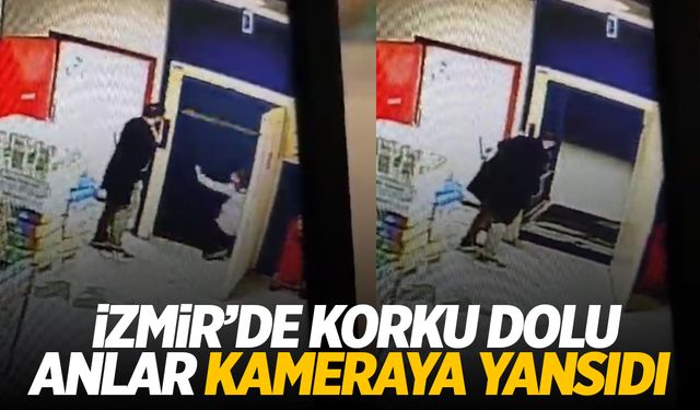 İzmir'de Asansör Kabini Düştü! O Anlar Kamerada