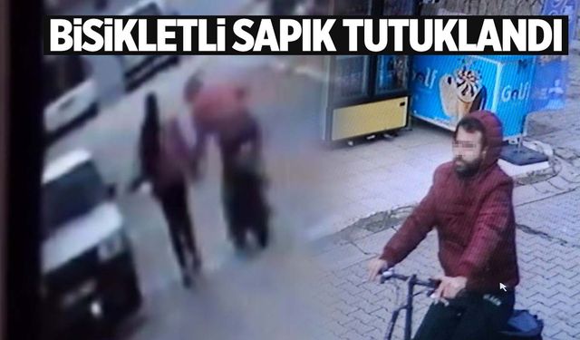 İzmir’de genç kadını sokak ortasında taciz eden sapık tutuklandı!