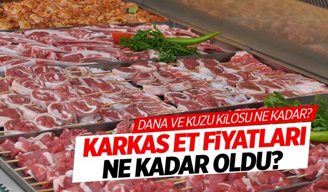 Karkas Et Fiyatları Aralık 2024: Dana ve Kuzu Et Kilosu Ne Kadar?