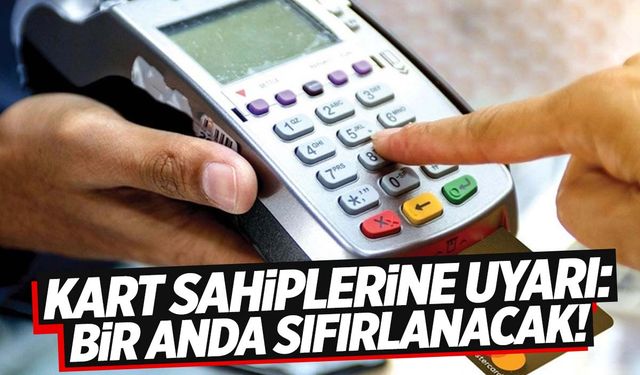 Kartta parası olanları ilgilendiriyor… Son tarih belli oldu! Silinecek!