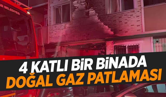 Kocaeli’de 4 katlı binada doğal gaz patlaması: 13 yaralı