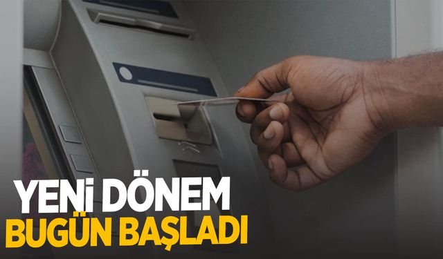 Kredi ve banka kartlarında yeni dönem bugün başladı!