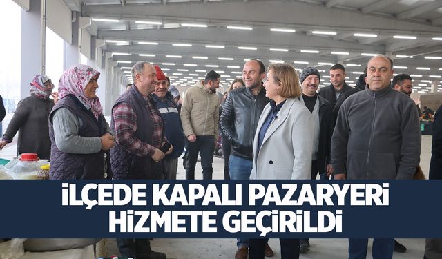 Kula'ya yeni kapalı pazaryeri