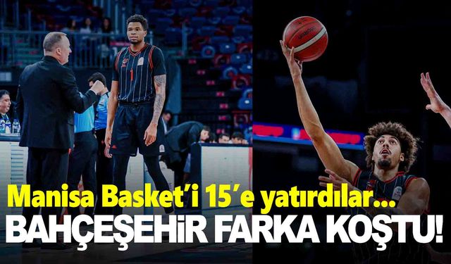 Manisa Basket yine mağlup… Bahçeşehir’e direnemediler: 86-71