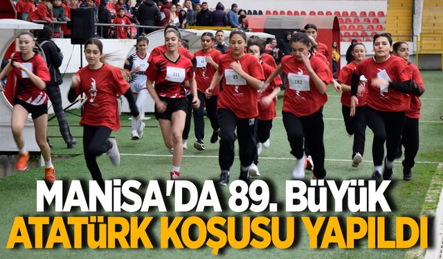 Manisa'da 89. Büyük Atatürk Koşusu yapıldı