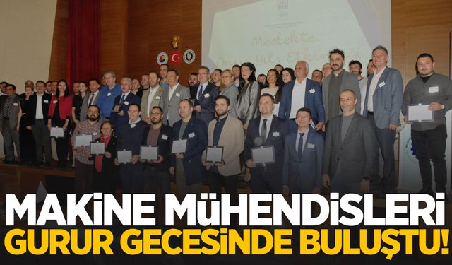 Manisa’da Makine Mühendisleri buluştu! Gençler ödüllendirildi, Duayenler unutulmadı