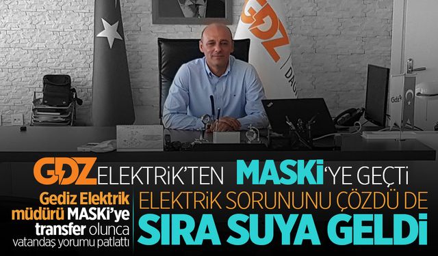 Manisalılar yeni atamaya böyle tepki gösterdi: Elektriği çözdü sıra suya geldi