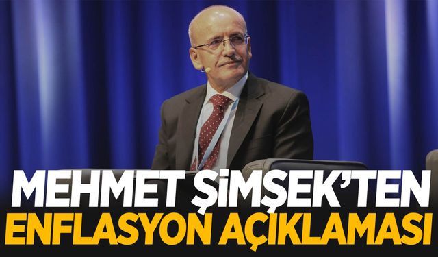 Mehmet Şimşek'ten enflasyon açıklaması!