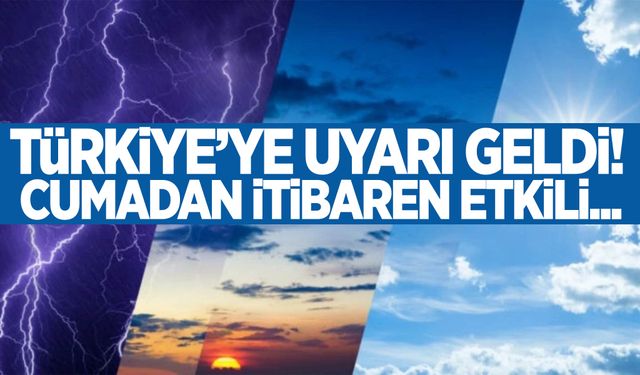 Meteoroloji uzmanı açıkladı! Cumadan itibaren etkisini gösterecek…